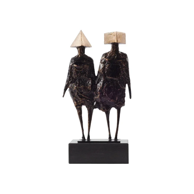 

Yuju Abstract Cast Iron Character Artwork American Light Luxury Model Room TV Cabinet Hallway Modern Home Decoration