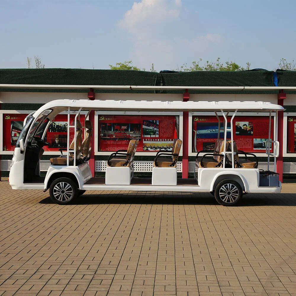 CE Classic Car Electric Four wheeled Vehicle 14 Tourist Shuttle Bus ...