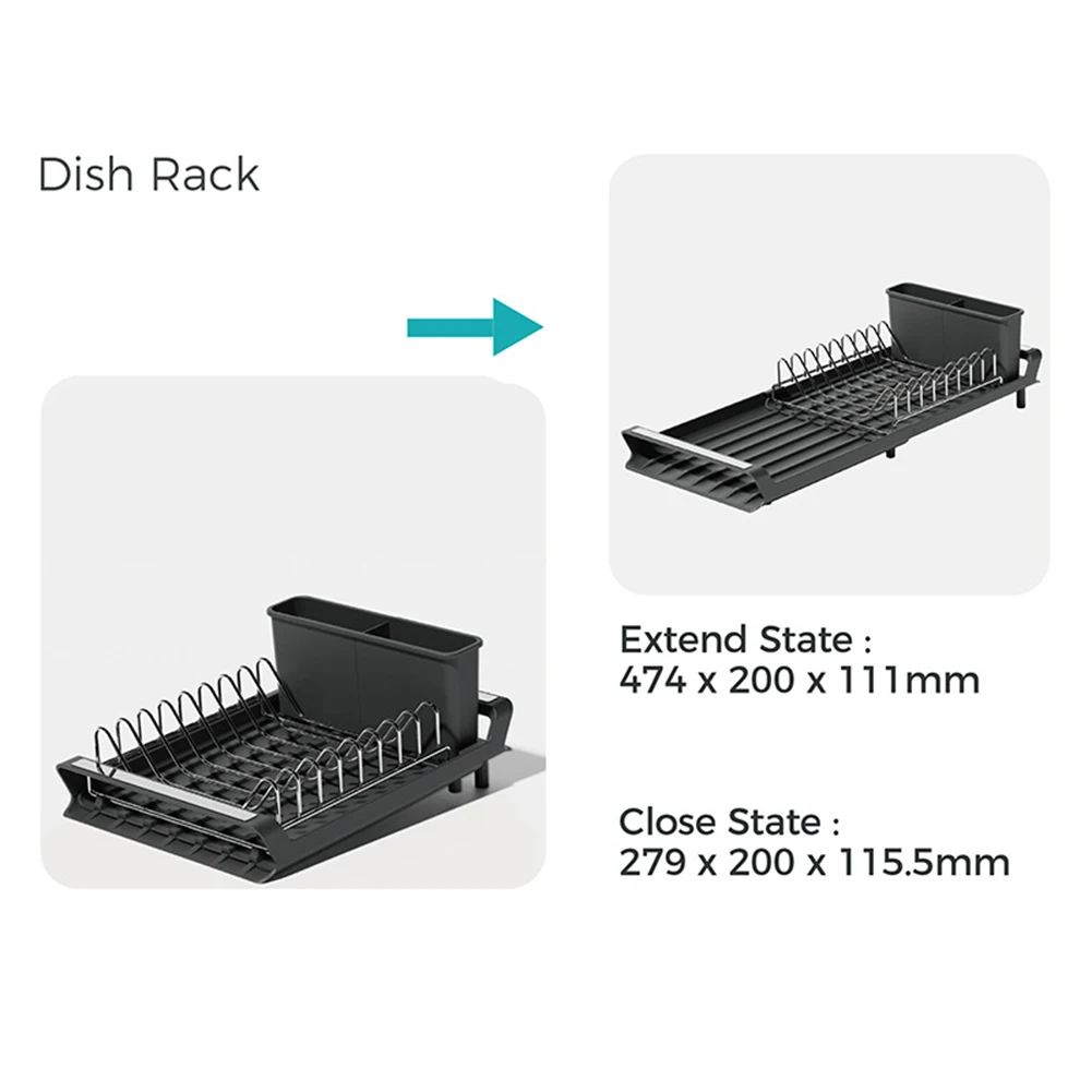 Expandable Dish Drying Rack