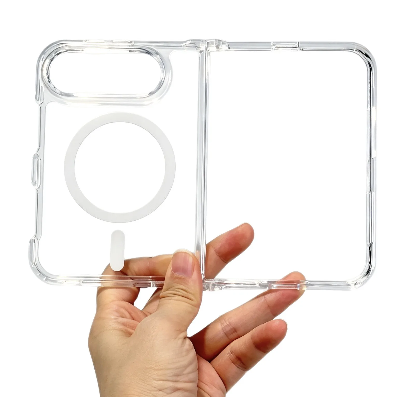 Magnetic Transparent Phone Case with MagSafe Wireless Charging Compatibility
