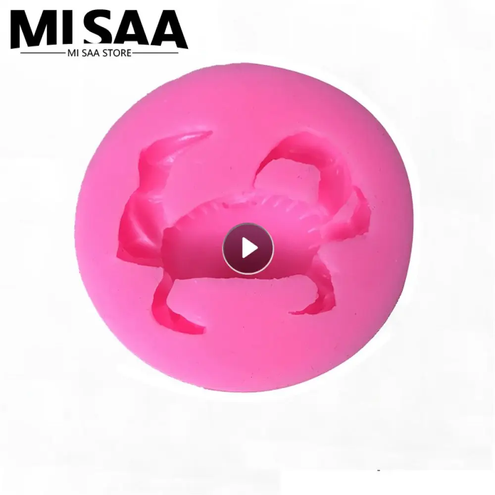 

Crab Silicone Mold Silicone Mold Easy To Clean Multi-style Flip Sugar Mold Handmade Decorative Mold Baking Dripping Mold
