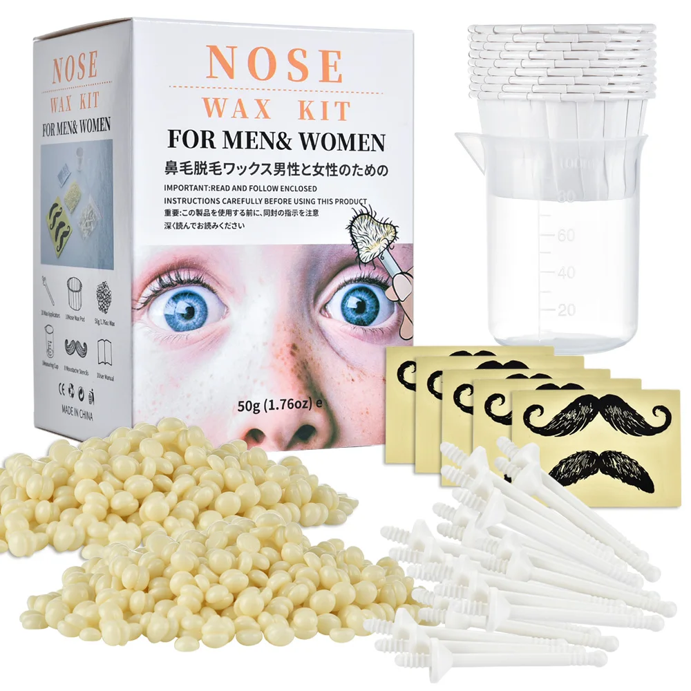 Nose Wax Kit Painless Portable For Men And Women Nail Waxing Hair