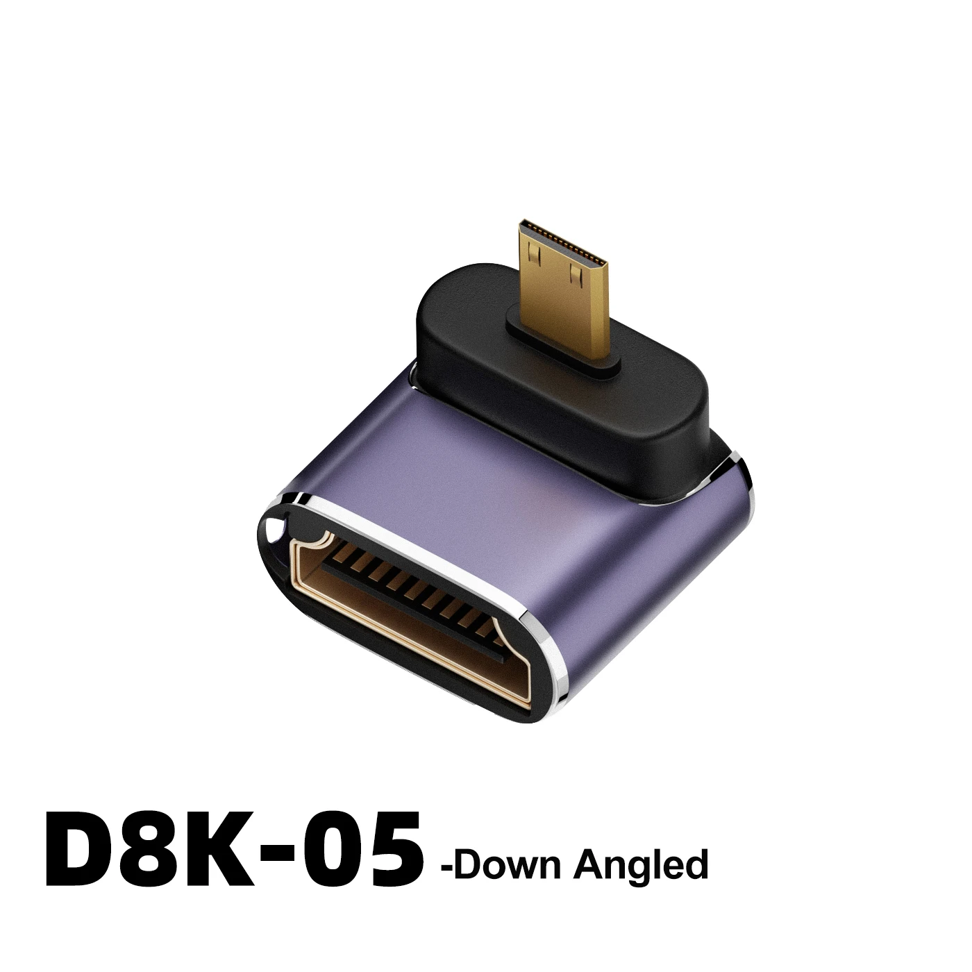 Adattatore Angolare HDMI 2.1 8K A 270 Gradi, Maschio-Femmina, Supporto 8K@60Hz 4K@120Hz, 2 Pezzi