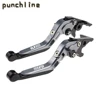 Fit For KLR650 KLR 650 2018 KLR-650 Motorcycle CNC Accessories Folding Extendable Brake Clutch Levers Adjustable Handle Set 4