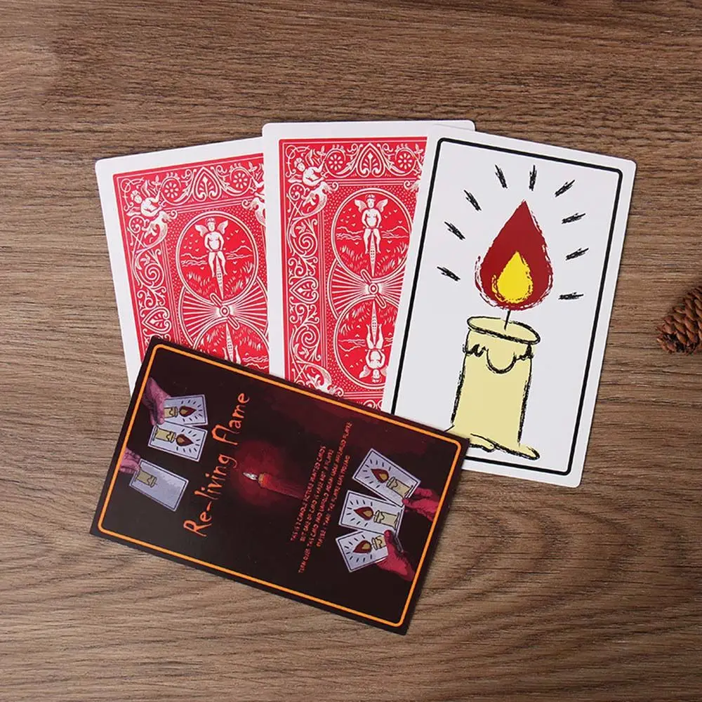 Birthday Gift Street Card Props Amazing Change A Magic Magic Tricks Magic Props Relighting Candles Magic Cards Poker Cards