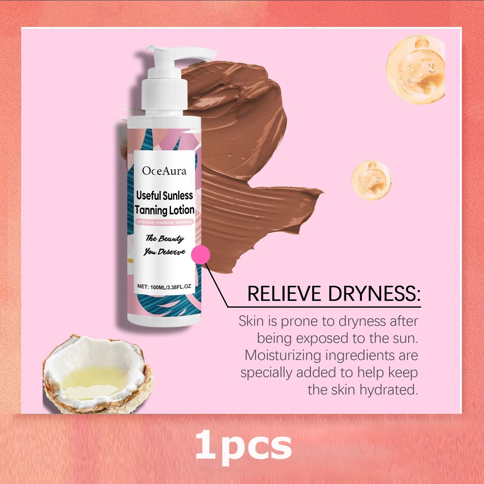 Sunless Tanning Lotion For Tanner Accelerator Body Natural Glow Dark Skin Color Lasting Sexy Solarium Nourish Tan Boosting Cream