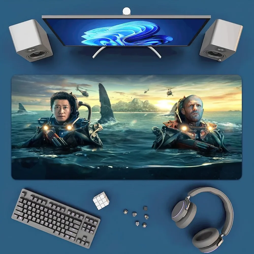 BEAST KINGDOM Movie M-Meg 2 Trench Mousepad Office Large Mouse Mat Keyboard Mats Rubber PC Computer Game Big Anti-slip Mice Mat 4