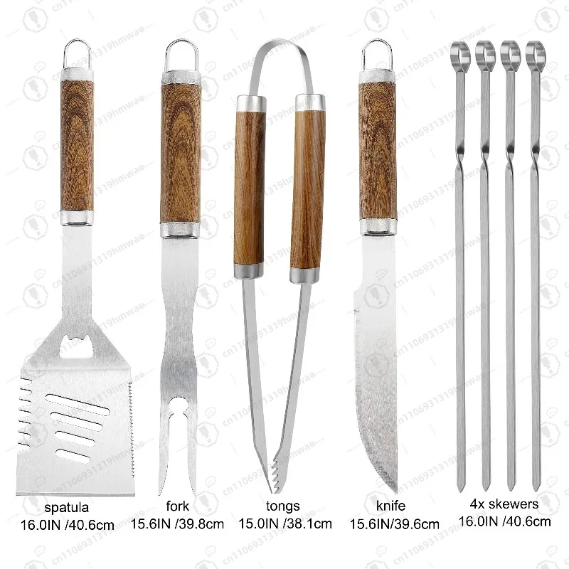 특대형 바베큐 그릴 도구 세트 24종, 시아버지, 남성, 아빠를 위한 선물, 알루미늄 케이스에 담긴 주걱과 집게 포함