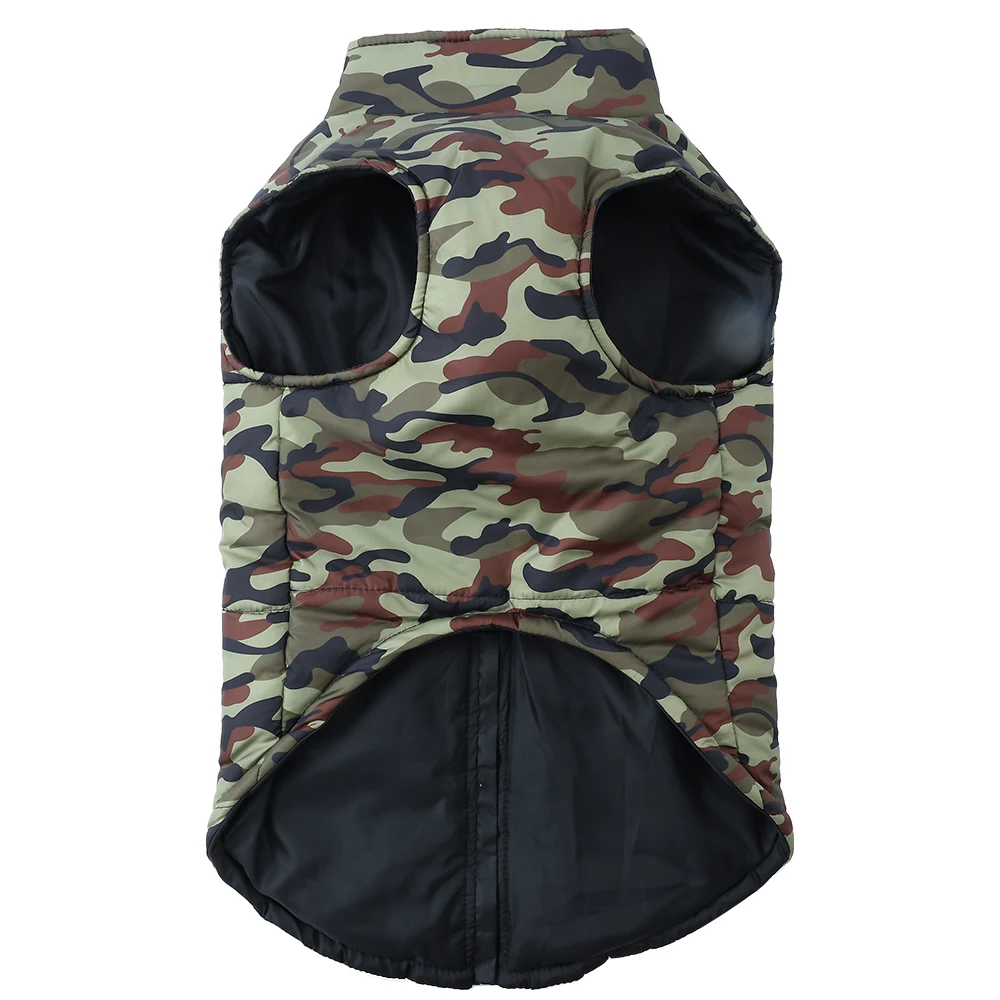 Autumn Winter Dog Jacket Coat Windproof Camouflage Pet Clothing_voghion.com