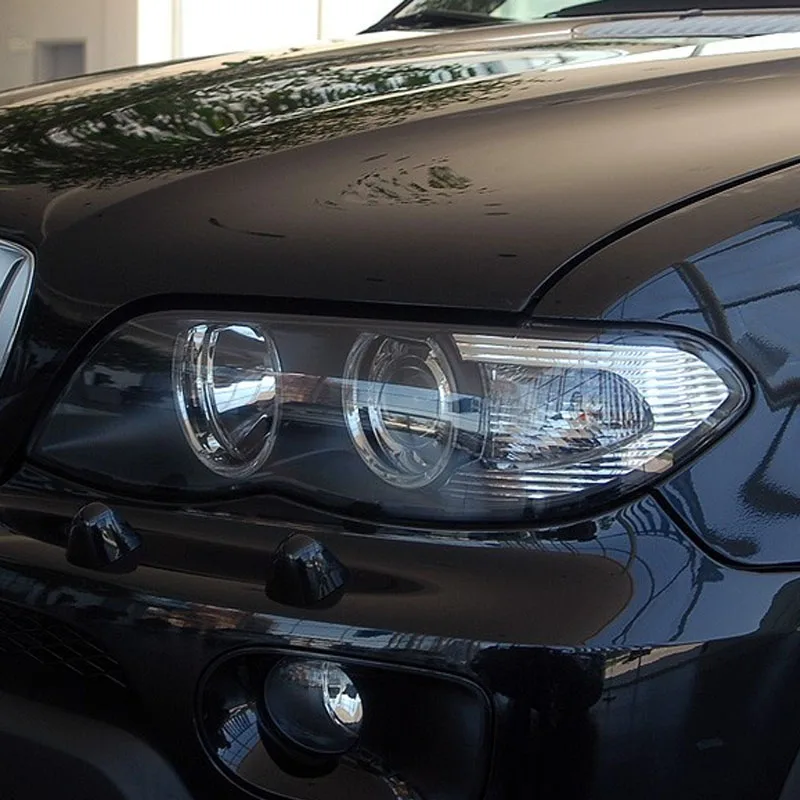 자동차 전면 헤드 라이트 렌즈 유리, BMW X5 E53 2004-2006 용 자동 쉘 헤드 램프 전등갓 헤드 라이트 램프 커버 램프 커버