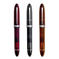 New Color Majohn V60 Triangular Piston Resin Fountain Pen Ink Writing Pen School Office Business Stationery Supplies Gift 2