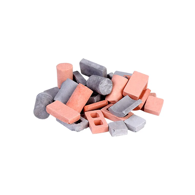 Sand Table Building Mini Bricks Blue Brick Red Brick Powder Mold Small Mason Diy Mold  Miniature  Brick  Toys 6