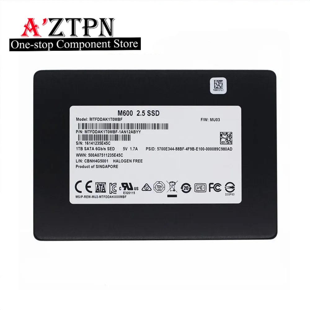

Внутренний твердотельный Накопитель SSD M600 1 ТБ MLC SATA3, жесткий диск для ноутбука и настольного компьютера