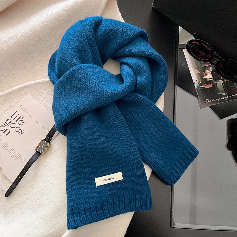 Klein Blue High-End Versatile Winter Scarf
