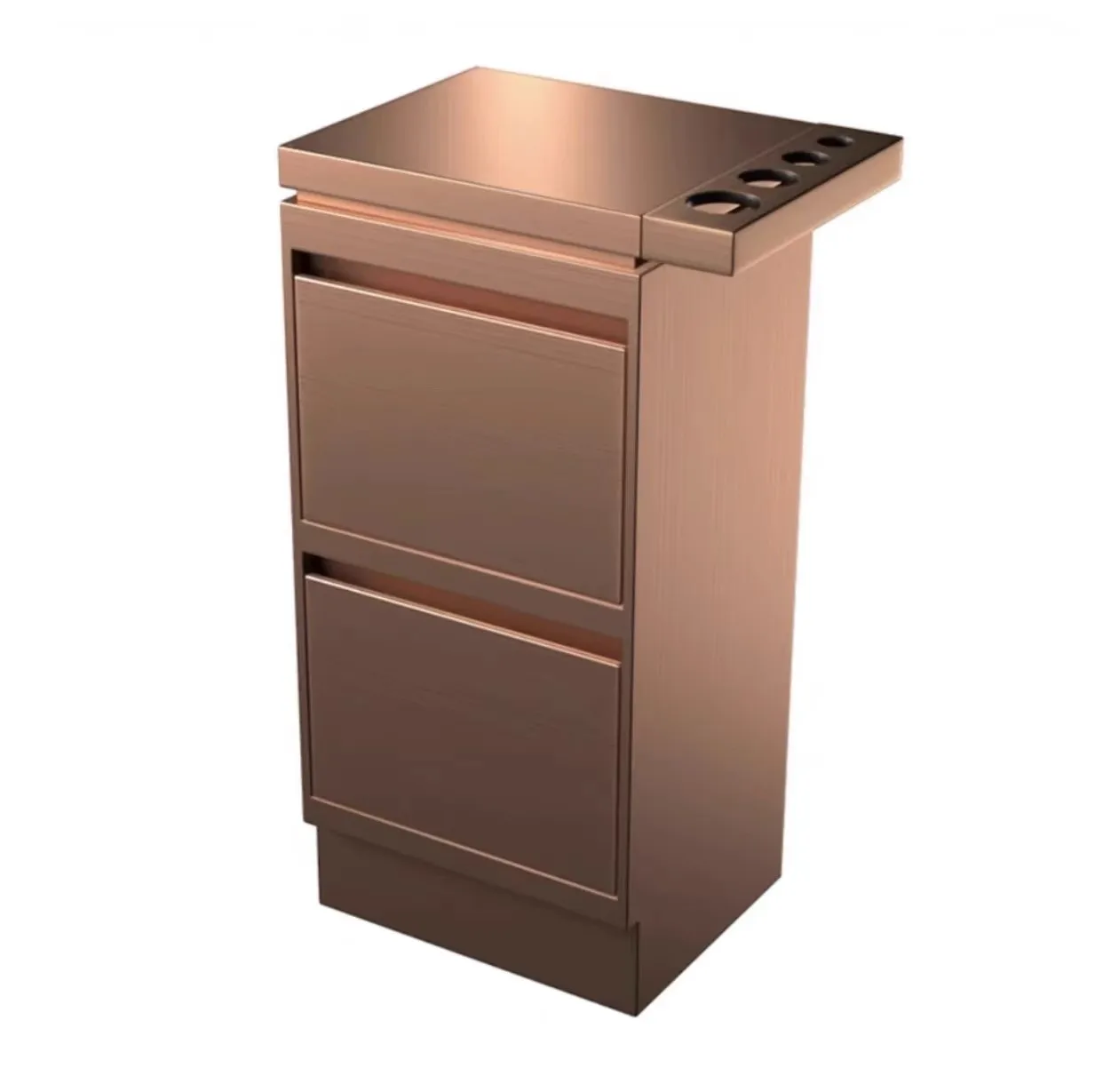 New Stainless Steel Salon Hairdressing Table Barbershop Special Hair Tool Cabinet Haircutting Display Cabinet Wood Table