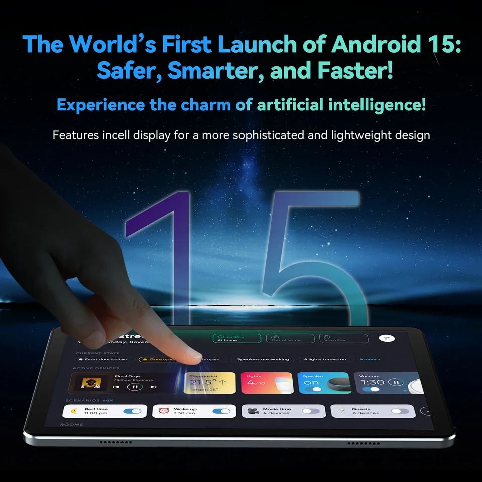 Alphawolf LPad2 Android 15 WiFi Tablet 10 inch 1920*1200 FHD 16GB+