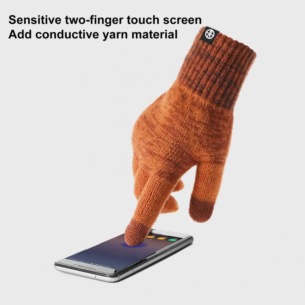 

Unisex Hat Scarf Gloves Unisex Winter Hat Scarf Gloves Set Thick Warm Striped Color Matching Anti-slip Neck Head Hands