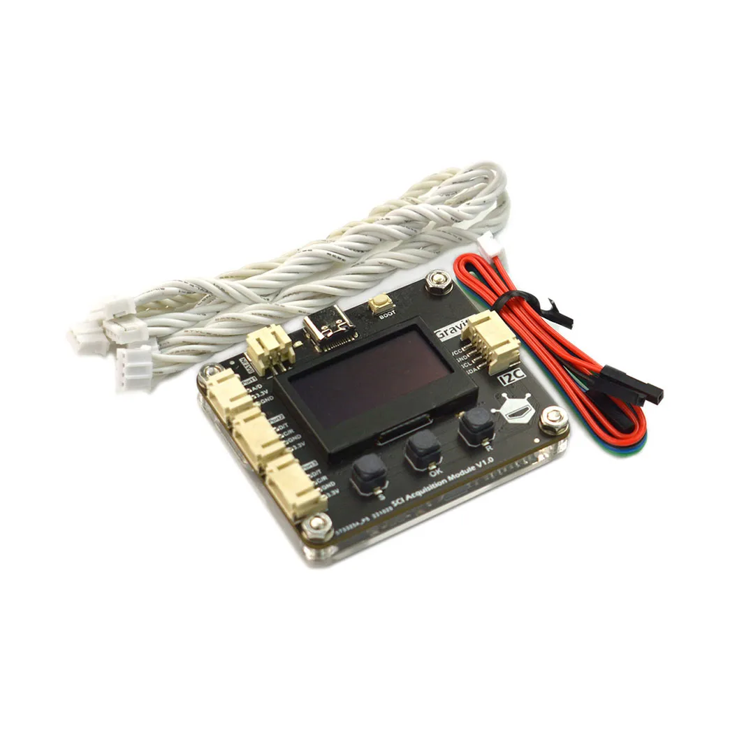 DFRobot Gravity Science Data Acquisition SCI DAQ Module with Screen ...