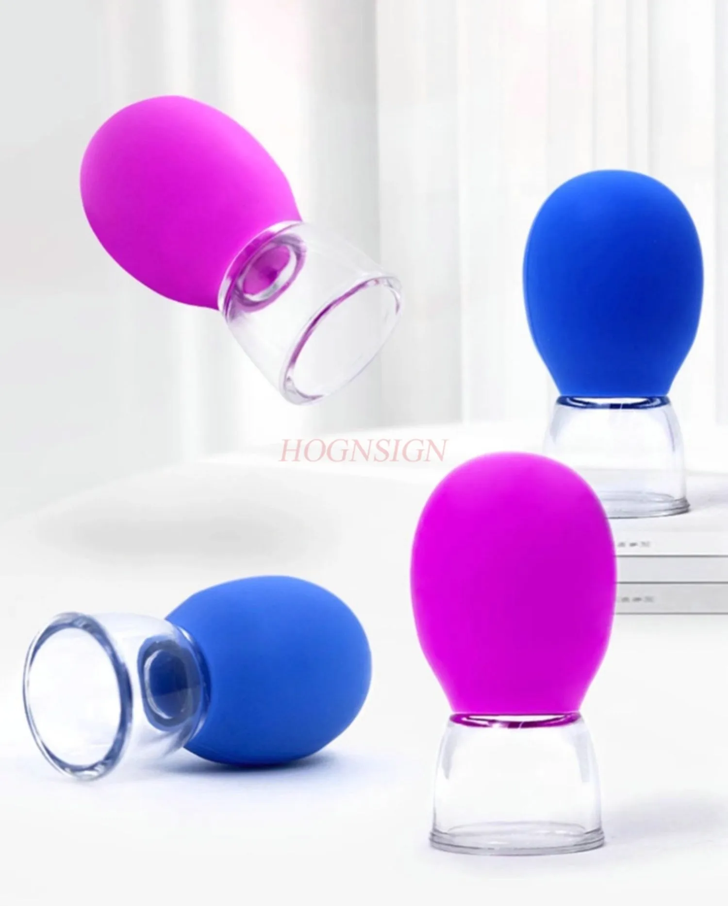 8pcs Facial cupping device lifts facial muscles, lifts cupping massage, silicone vacuum cup scraping 4
