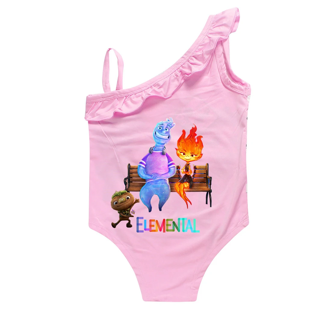 

Elemental 2-9Y Toddler Baby Swimsuit one piece Kids Girls Swimming outfit Children Swimwear Bathing suit