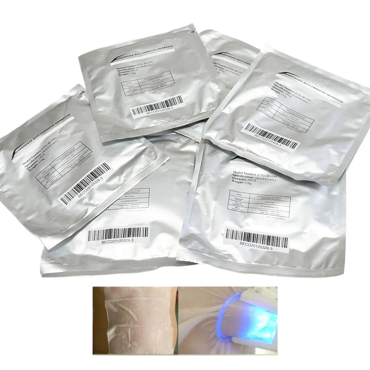 Anti Freeze Membrane Antifreeze Film Gel Paster Cryotherapy Liposuction Cooling Cryo Lipo Weight Loss Slimming Cellulite Pad slimming patch slimming cream gel