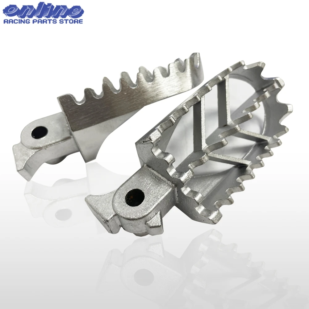 Motorcycle Footrests Foot Pegs Pedals Steel Front for Honda XR50R CRF50 CRF70 CRF80 CRF100F CRF XR 50 70 motorcycle accessories motorcycle footrests motorcycle foot pedals