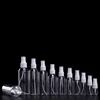 1PC Bottle Clear Plastic Empty Spray Bottle Portable Refillable Perfume Clear Sample Dispenser Small Spray Bottle 6