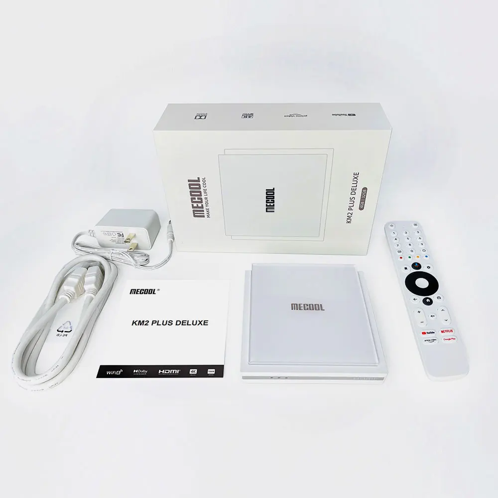 MECOOL KM2 PLUS Deluxe TV Box - Enchufe UE