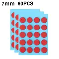60PCS Red 7mm