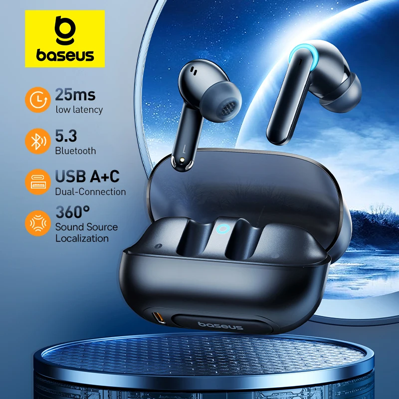 Baseus AeQur G10 Wireless Earphone 25ms Low Latency Gaming Earphones