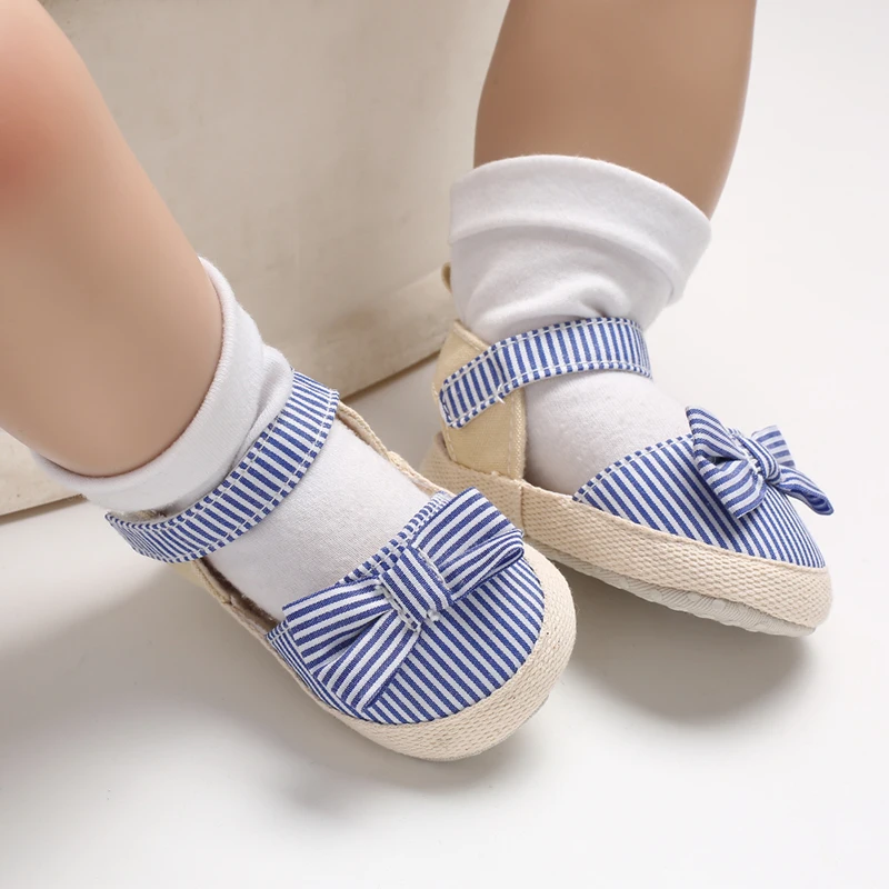 Newborn 0-1 Year Old Baby Princess Sandals Knitted Cute Breathable Comfortable Walking Shoes Soft Sole Princess Shoes 6
