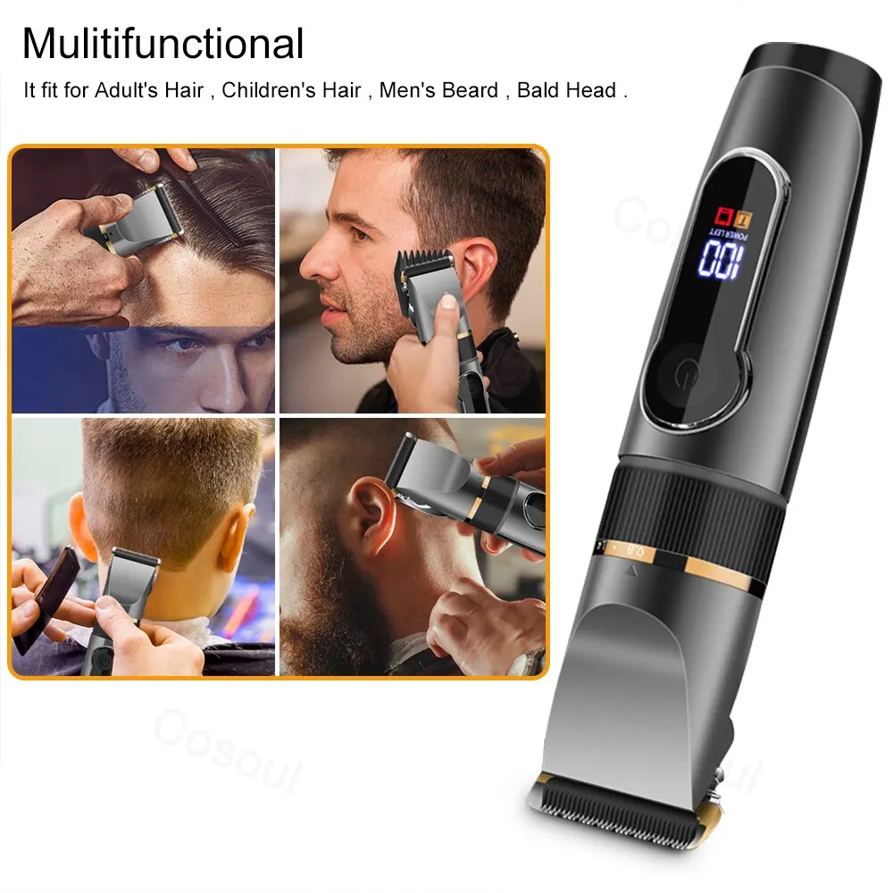 Hair Clipper Electric Hair Cutting Machine Husband Hair Trimmer for Man Shaver Barber Professional Beard Trimmer Hair Cutter 4