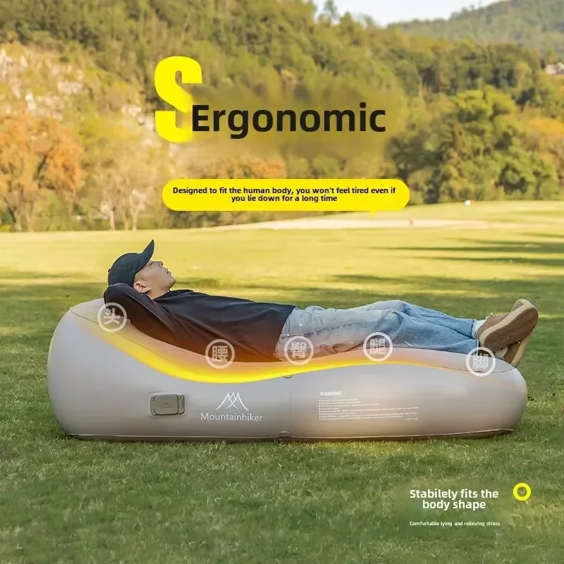 Inflatable Mattress Inflatable Air Sofa Bed Outdoor Portable Sleeping Mat Uptaded