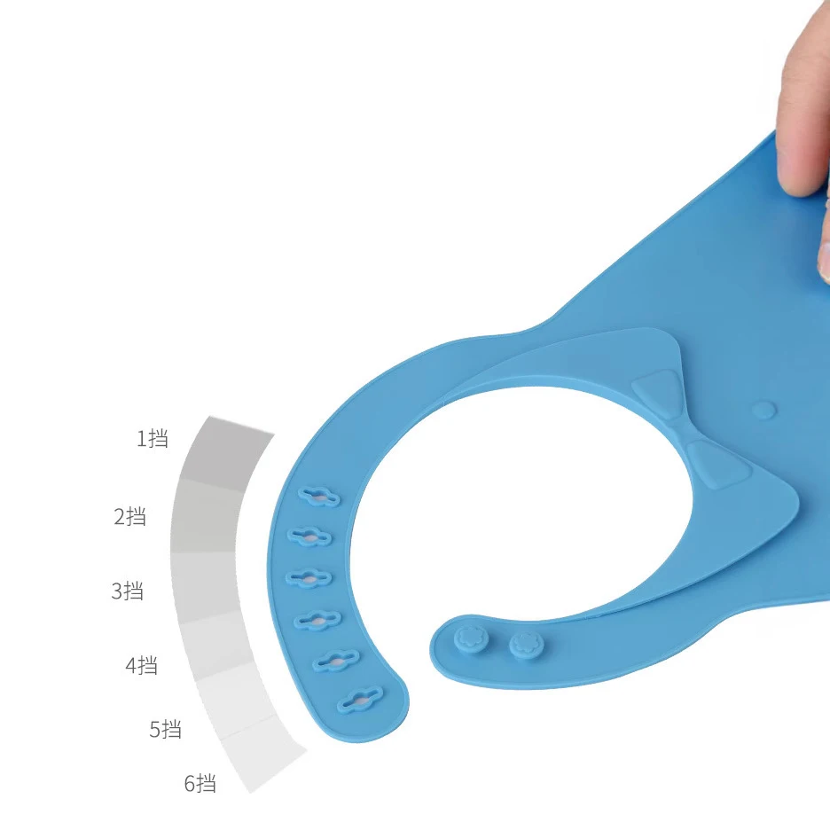  턱받이 방수 부드러운 실리콘 스카프 여름 귀여운 체리 프린트 조절 가능한 턱받이 트림 천  수유 앞치마 아이 먹는 걸음마