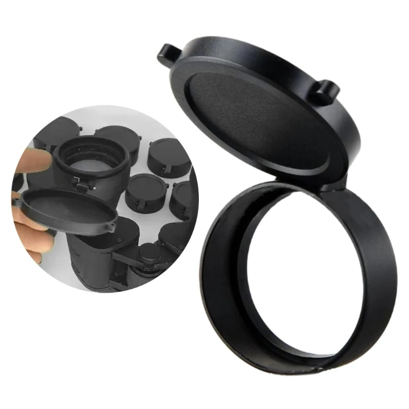 Quick Open Lens Dust Cover Protections Tactically Rifles Scope Lens Cover Hunting Scope Calibers Rifles