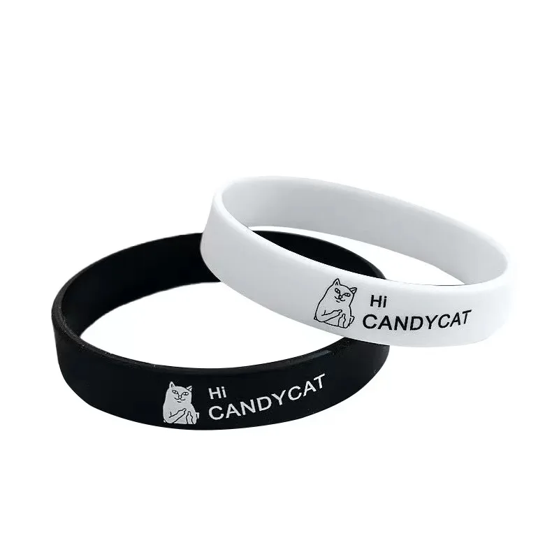 Silicone Wristband Energy Bracelet Armband Letter Cuff For Outdoor Basketball Couple