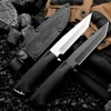 HUANGFU High quality 9CR18MOV outdoor knife fixed blade wilderness survival knife men's gift rescue knife hiking hunting knife 4