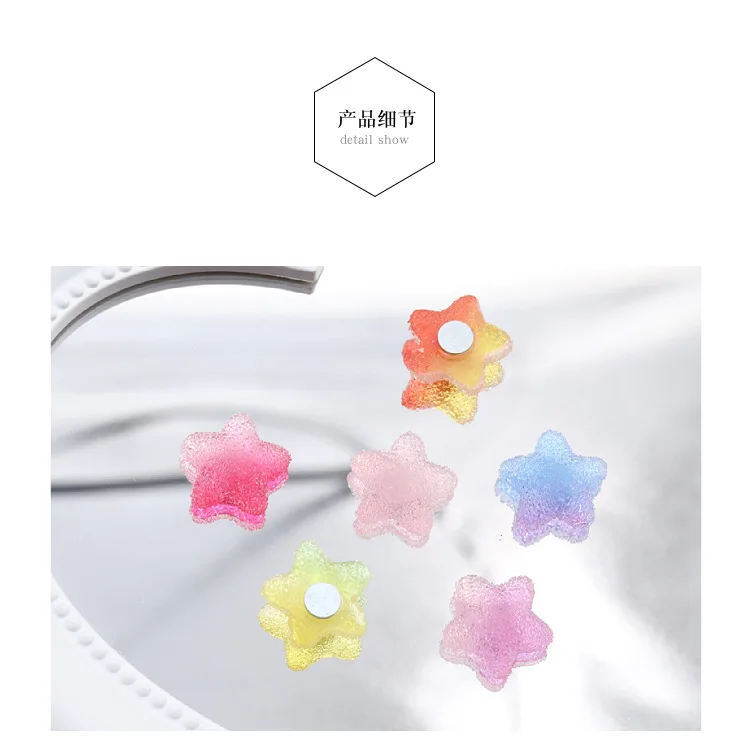 10pcs Heart Star Shape Fridge Magnet Mix Colors Message Board Magnetic Refrigerator Sticker Home Kitchen Decoration Accessories