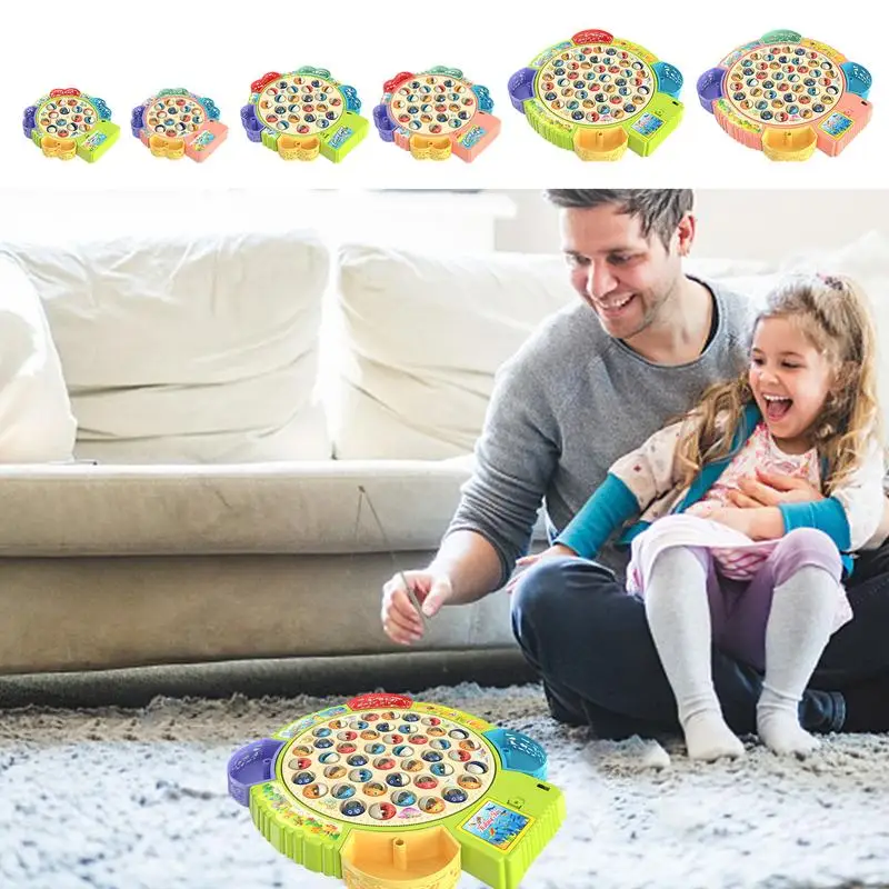 children target sticky ball game dartboard creative throw party outdoor sports indoor cloth toys educational board for kid gifts Kids Fishing Game Electric Rotating 3 Gear Board Magnetic Baby Kitten Educational Fishing Toy Sports Toys Gifts For Children