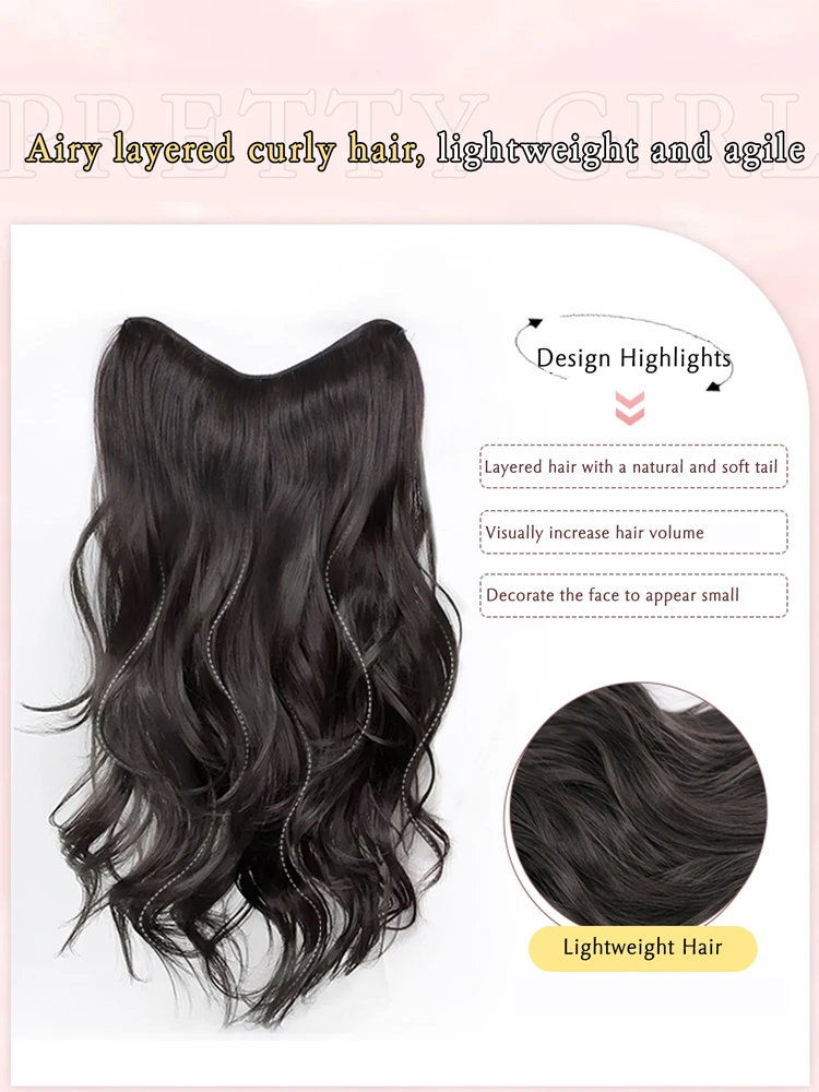 One Piece Ponytail Hair Extensions Clip in Wrap Around on Pony Tail 125G  Thick Real Natural Synthetic Fibre Ponytail Hairstyle Hairpiece for Women  Straight 26 inch dark brown : Buy Online at