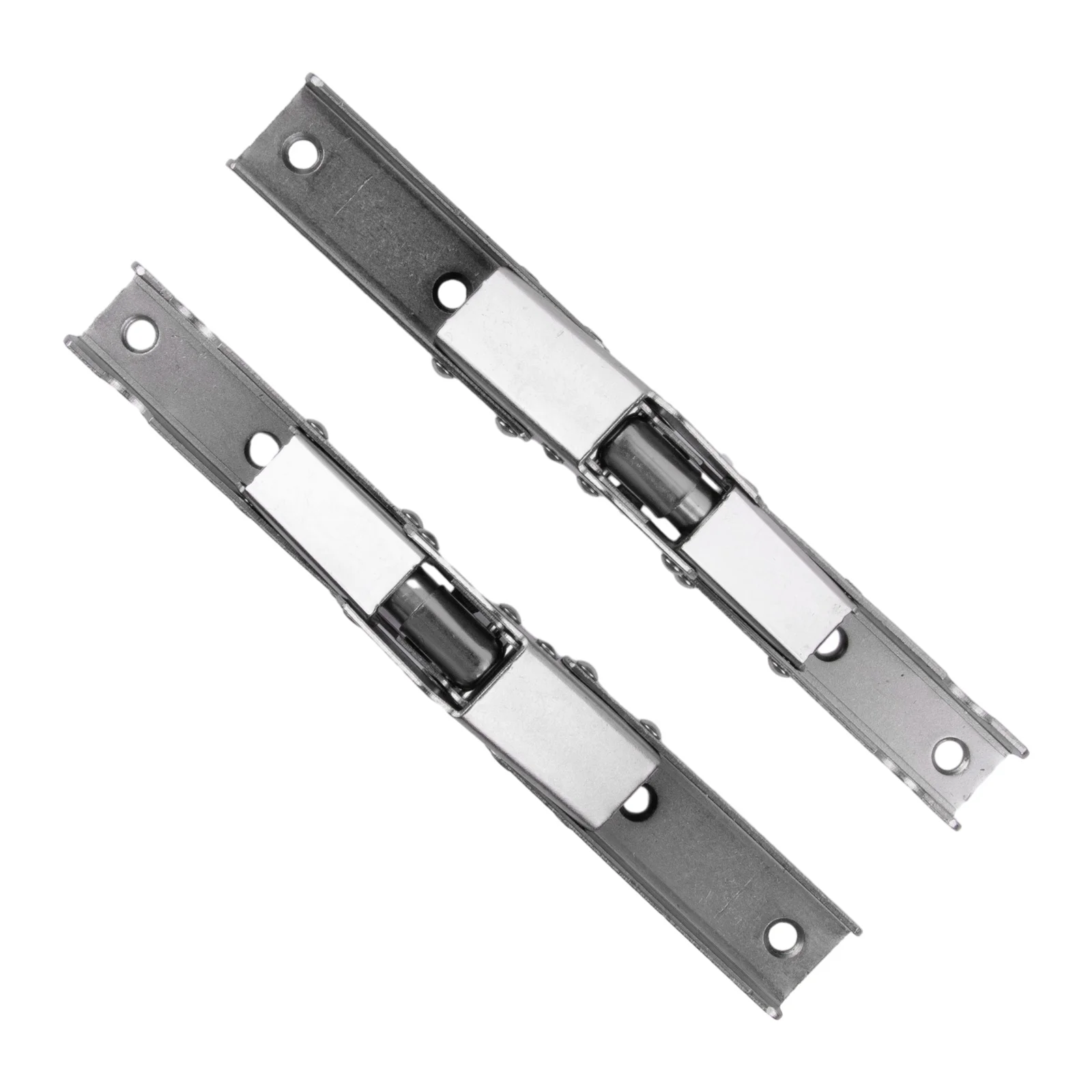 

New Practical Folding Hinges Hinges Cold Rolled Steel Door Furniture Hinges Brackets Screws Self-Locking Silver