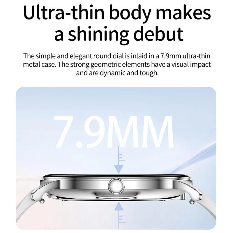 2025 Ultra-thin Durable Women Smart Watch 1.43" Amoled Screen Wireless Call Sports Health Fitness Women Watches For Android iOS 3