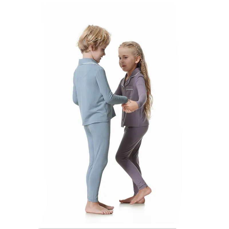 AP Modal butter soft pj family matching clothes kids boys girls spring summer casual clothing 4