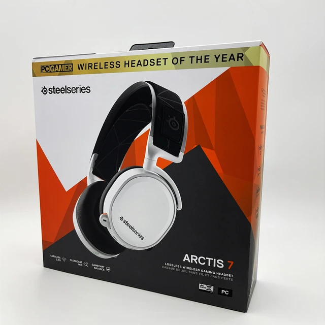 ヘッドホン SteelSeries Arctis 7 61508 61508 ゲーミングヘッドセット Arctis 7 (2019 Edition) ホワイト