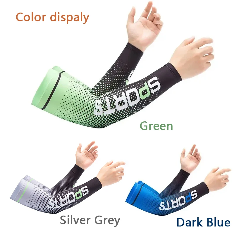 Men's Outdoor Sports Arm Protector UV Sunscreen Cool Sleeve Cover Running Fishing Cooling Sleeve Cover Cycling Equipment