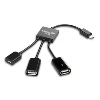 3 in1 Micro USB TYPE-C OTG Hub Adapter For Smartphone / Tablet Micro USB Splitter Compatible With Apple, Samsung, Lenovo, Asus - Image 3