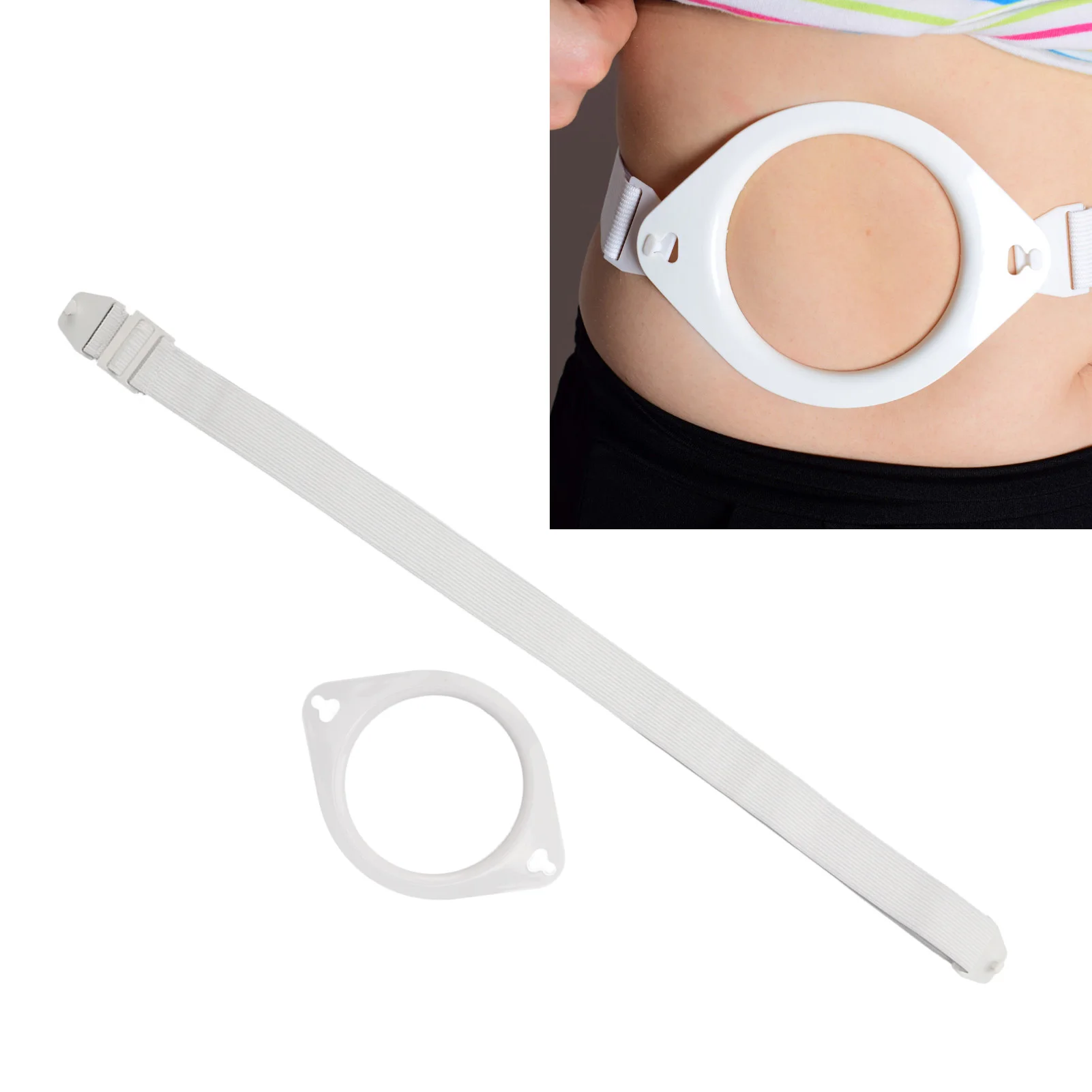 Colostomy Belt Ostomy Reinforcement Belt Length Adjust Smoothing Surfaces Colostomy Bag Fixation Strap Ostomy Reinforcement Belt