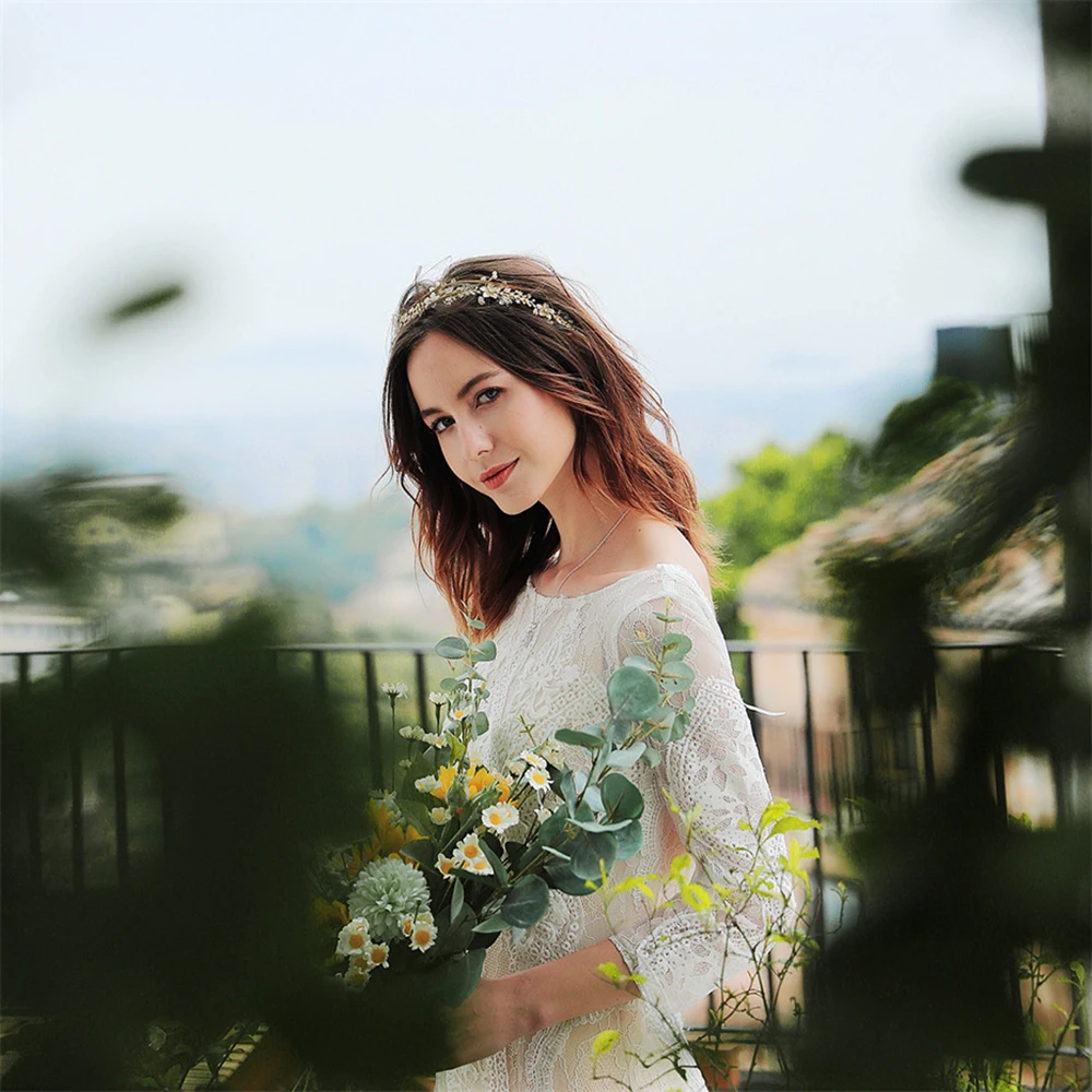 

Гребень для волос с жемчужинами и листьями, Шпилька для волос, свадебные украшения для волос, аксессуары для выпускного, свадебный головной убор для женщин, украшение для головы невесты, подарок