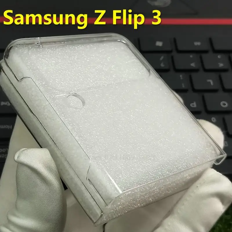 ForSamsung Galaxy Flip 3Z Accessories Cover For Samsung Z Flip 3 5G ZFlip3 Flip3 Clear Phone Capa Shell For Galaxy Z Flip 3 Case galaxy z flip3 5g case