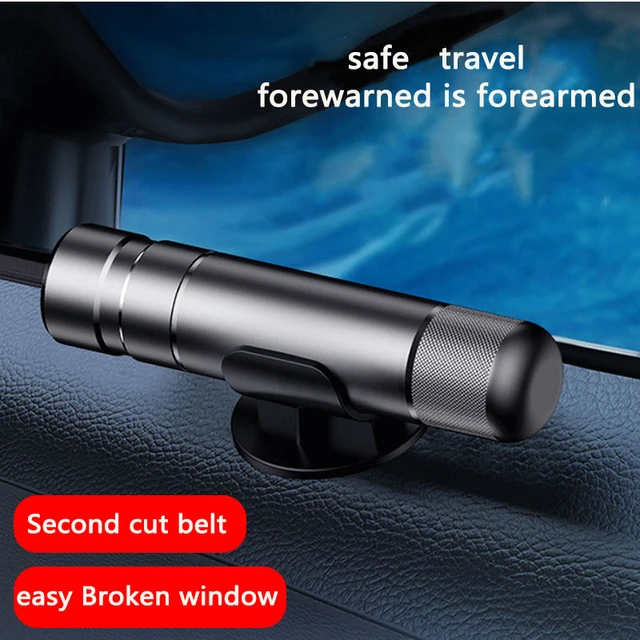 Car Safety Hammer car window breaker emergency aluminum alloy Hammer Seat  Belt Cutter Car Tool Life-Saving Escape hammer - AliExpress